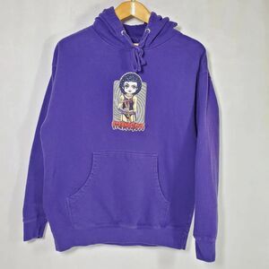 Strangelove Purple Hoodie Sz L The Doctor Skateboard Grunge Rare Boss Pullover